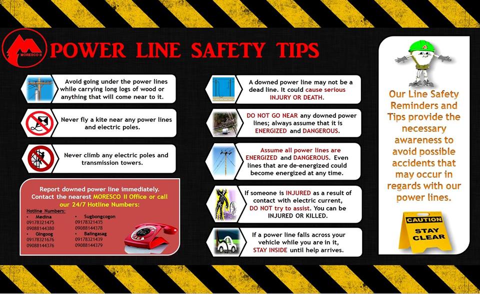 Power Line Safety Tips